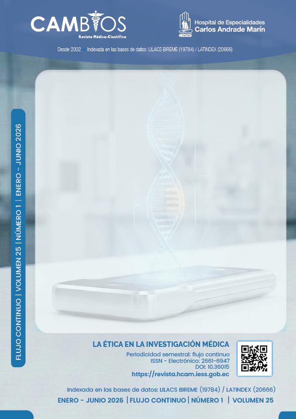 					Ver Vol. 25 Núm. 1 (2026): Revista Médica Científica CAMbios
				